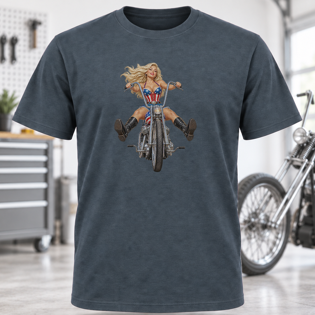 Biker Pinup T-Shirt