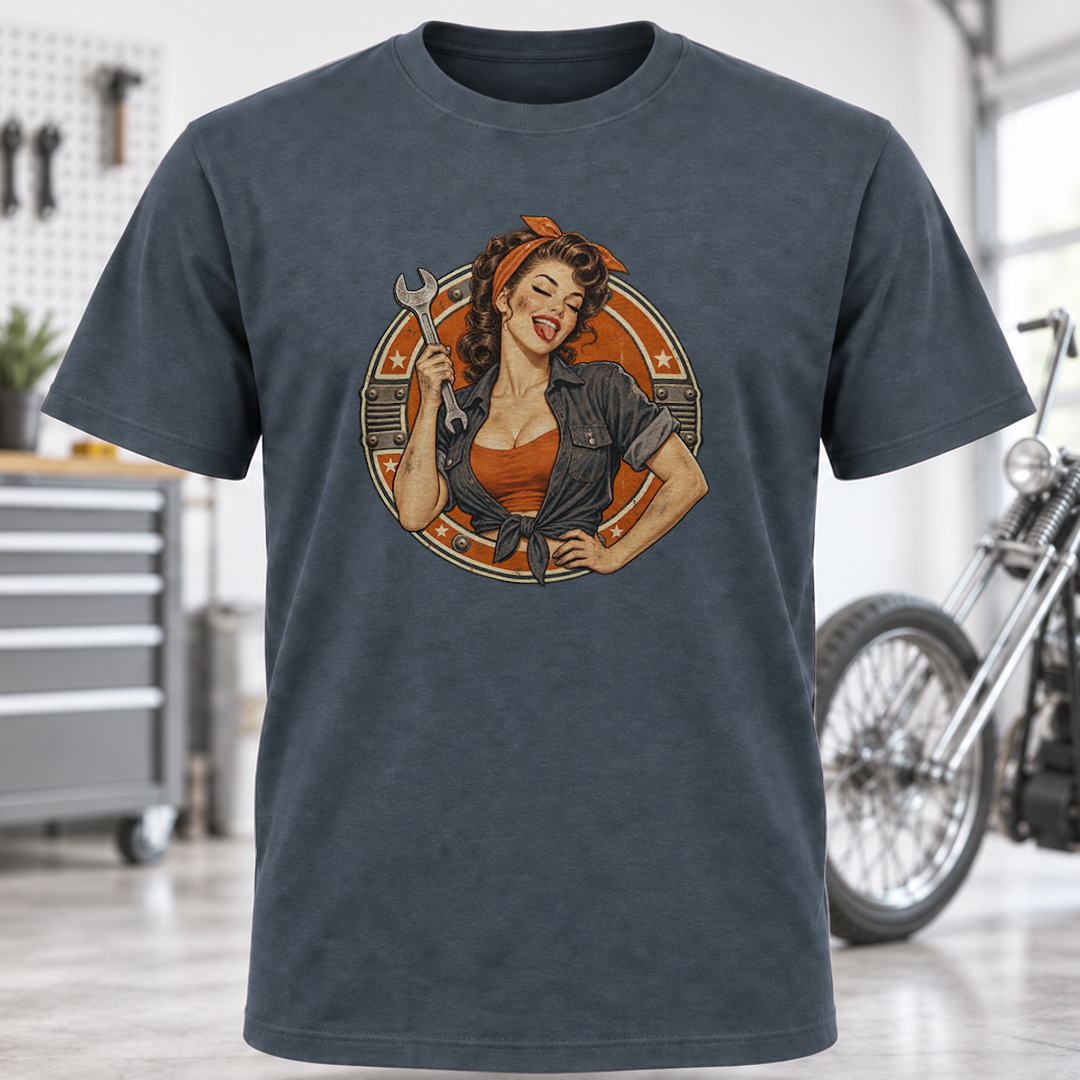 Pin-Up Girl Wrench T-Shirt