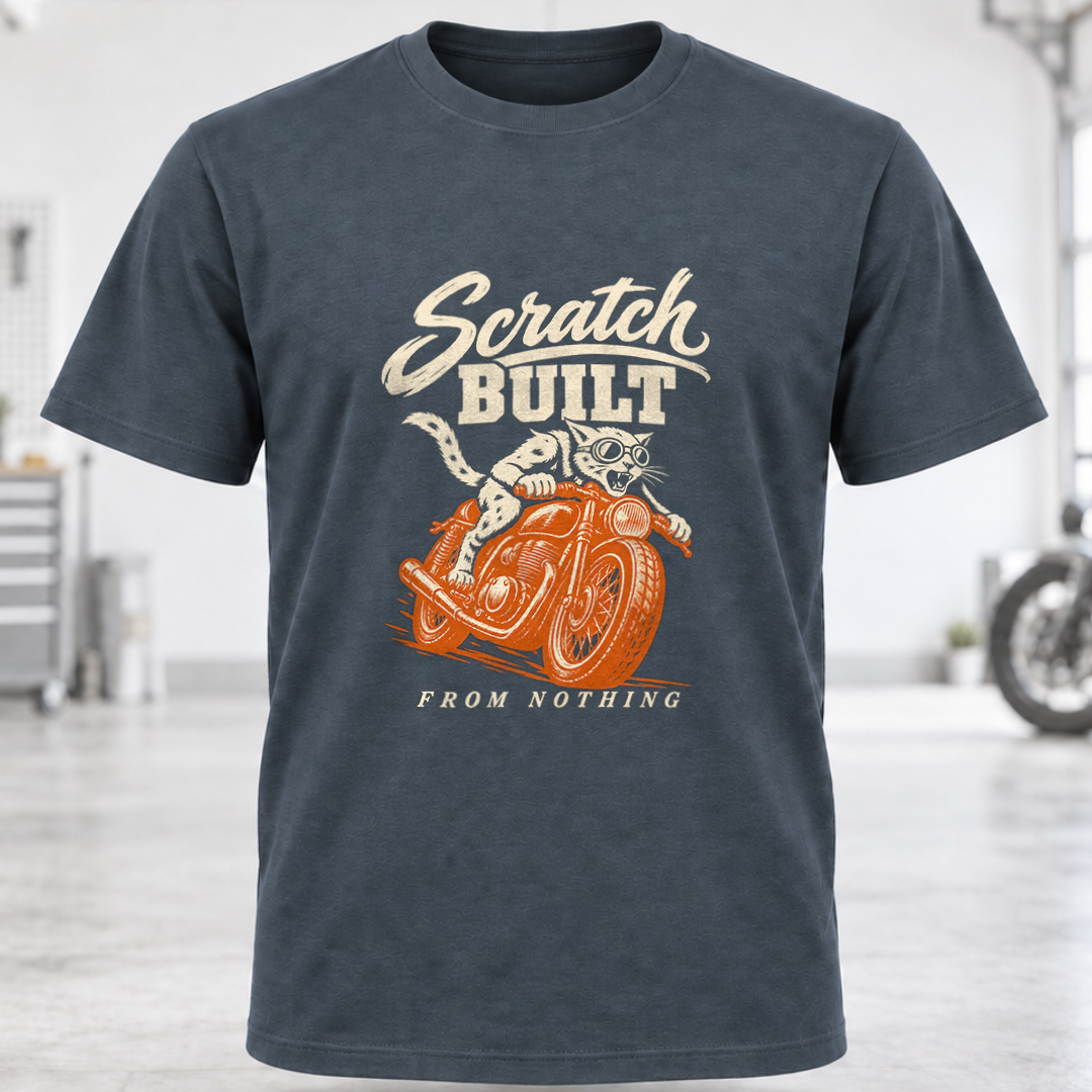 Scratch Built Motorcycle T-Shirt