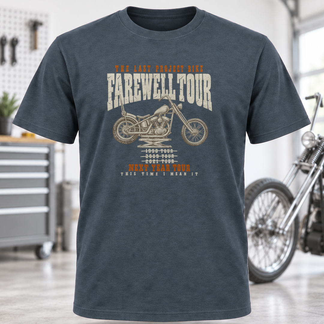 Farewell Tour Motorcycle Graphic T-Shirt