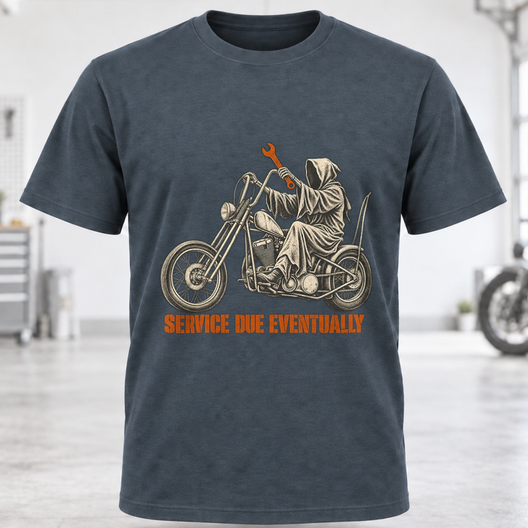 T‑Shirt - 'Service Due Eventually'