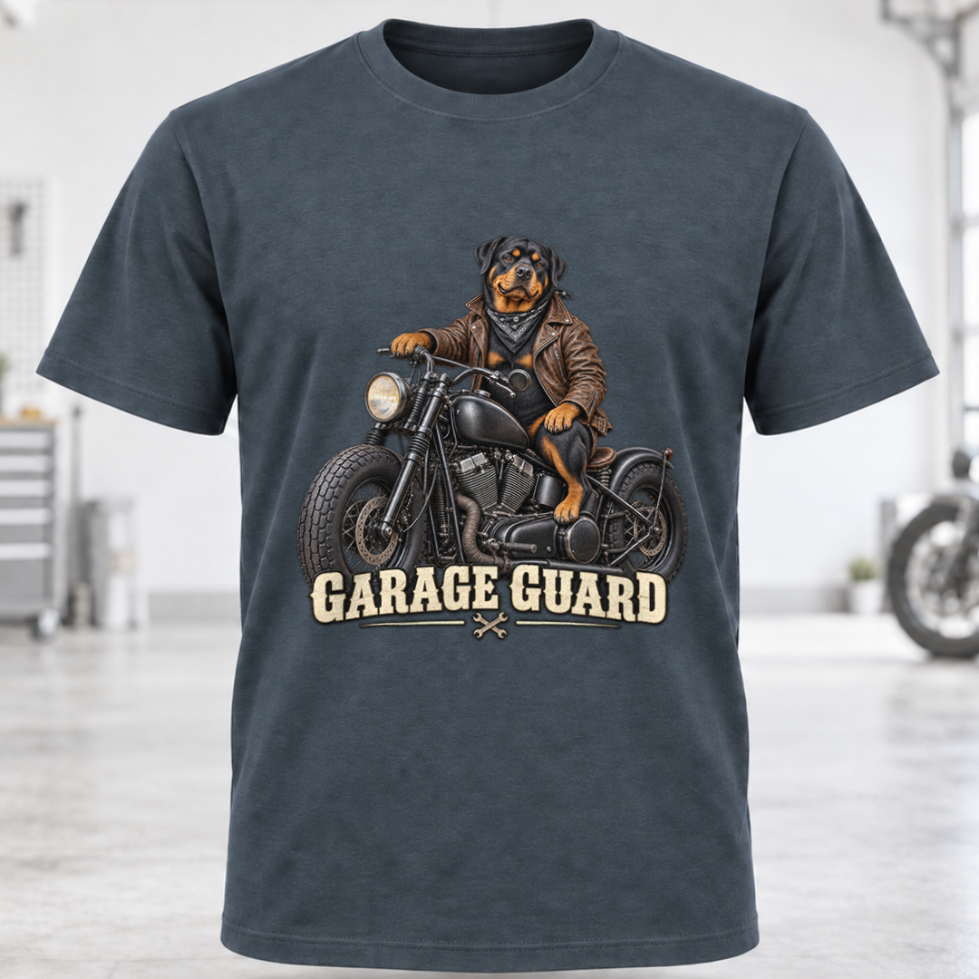 Garage Guard Rottweiler T-Shirt
