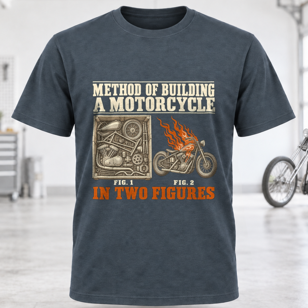 T-Shirt — "Method of Building a Motorcycle"