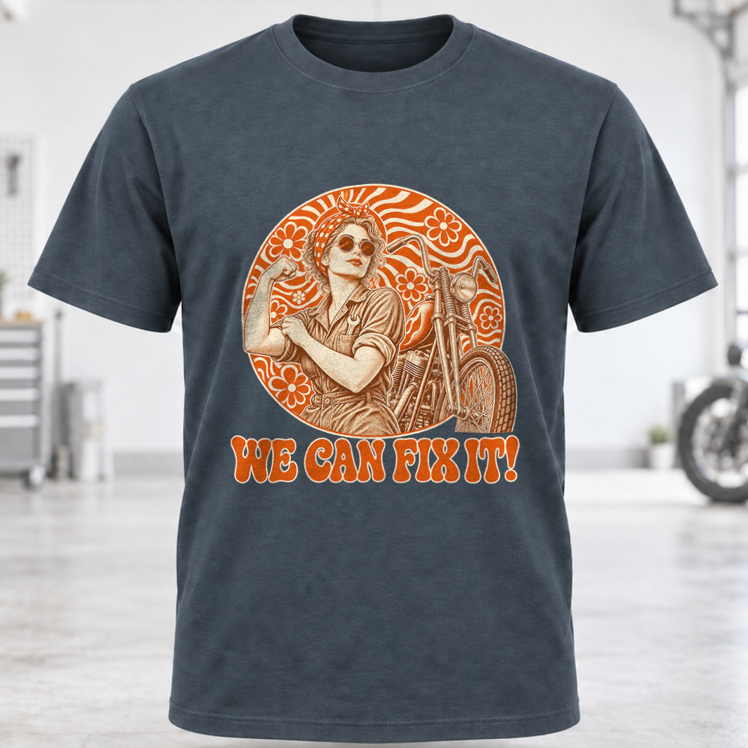 Vintage Rosie the Riveter 'We Can Fix It!' T-Shirt