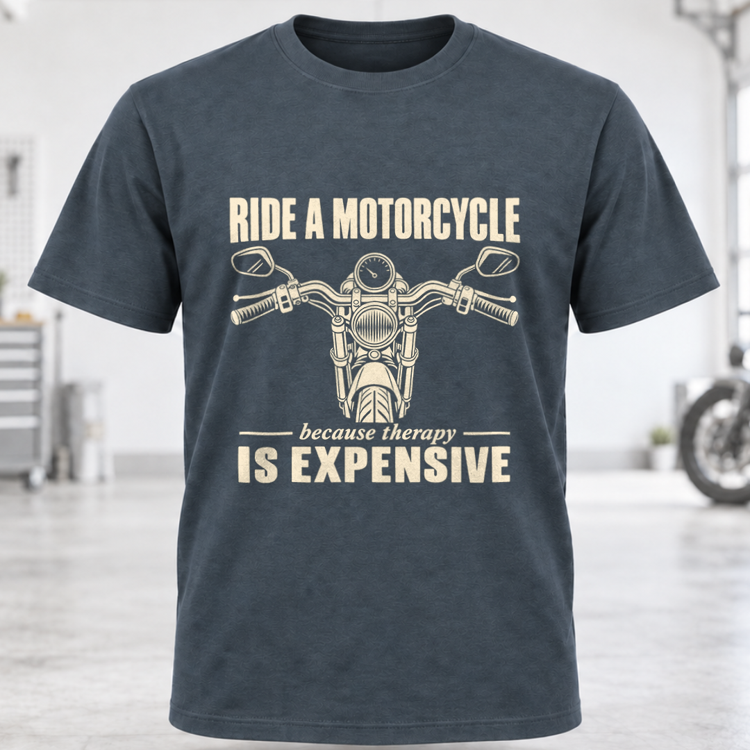 Ride A Motorcycle Because Therapy Is Expensive T-Shirt