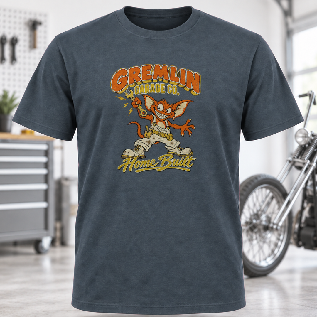 Gremlin Garage Co. "Home Built" T-Shirt