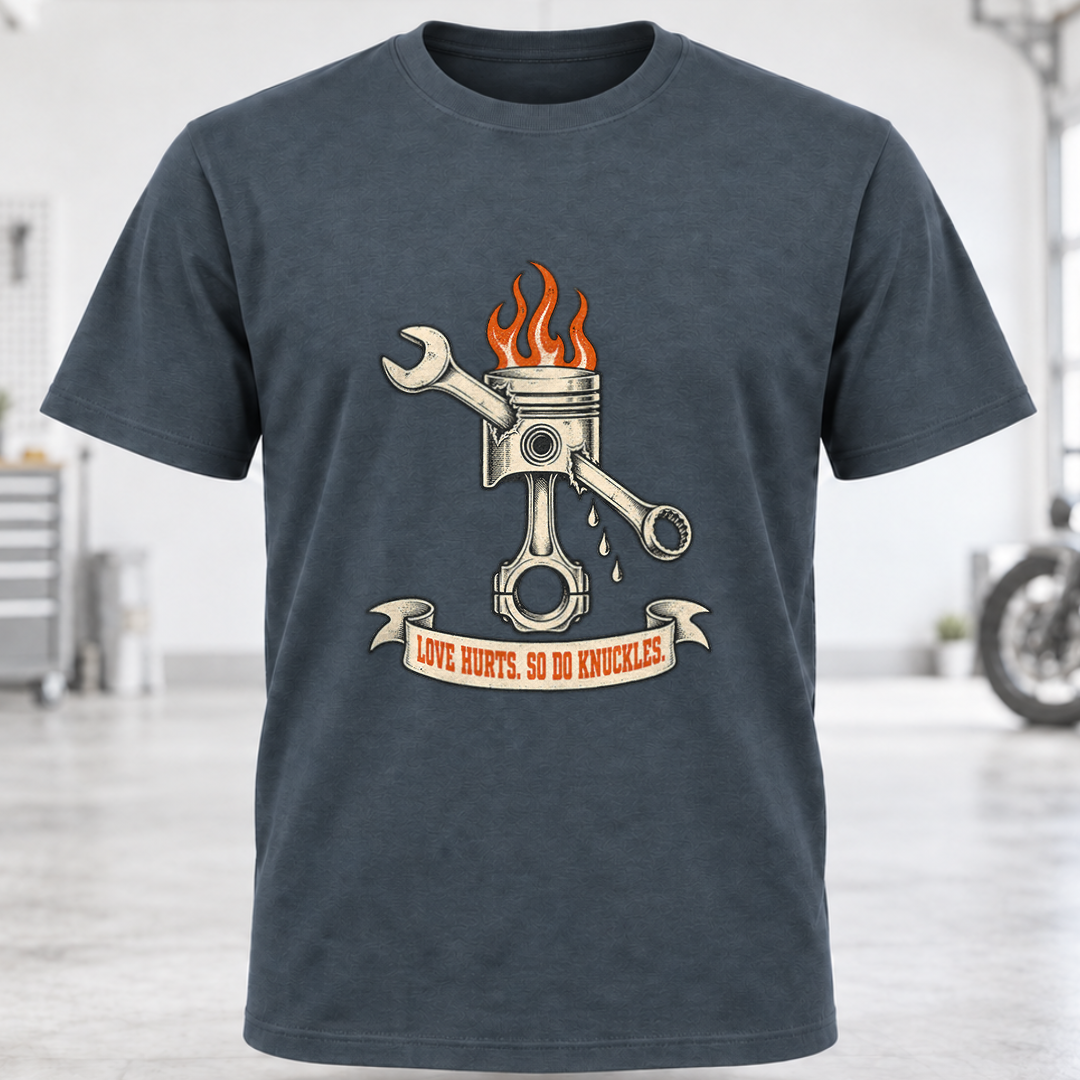 T-Shirt - "Live, Repair, So Do Engines"