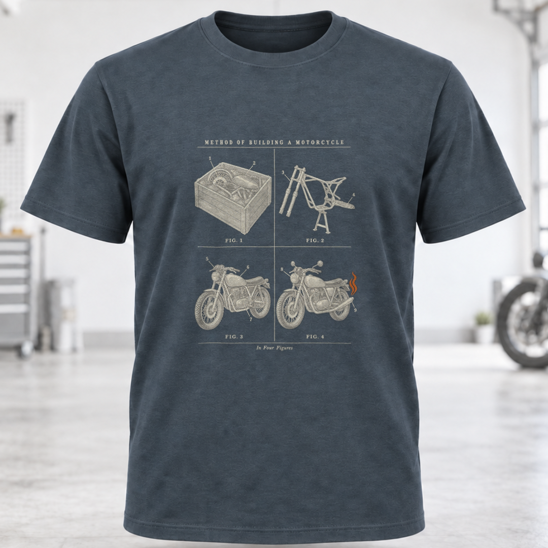 Motorcycle Repair Diagram T-Shirt