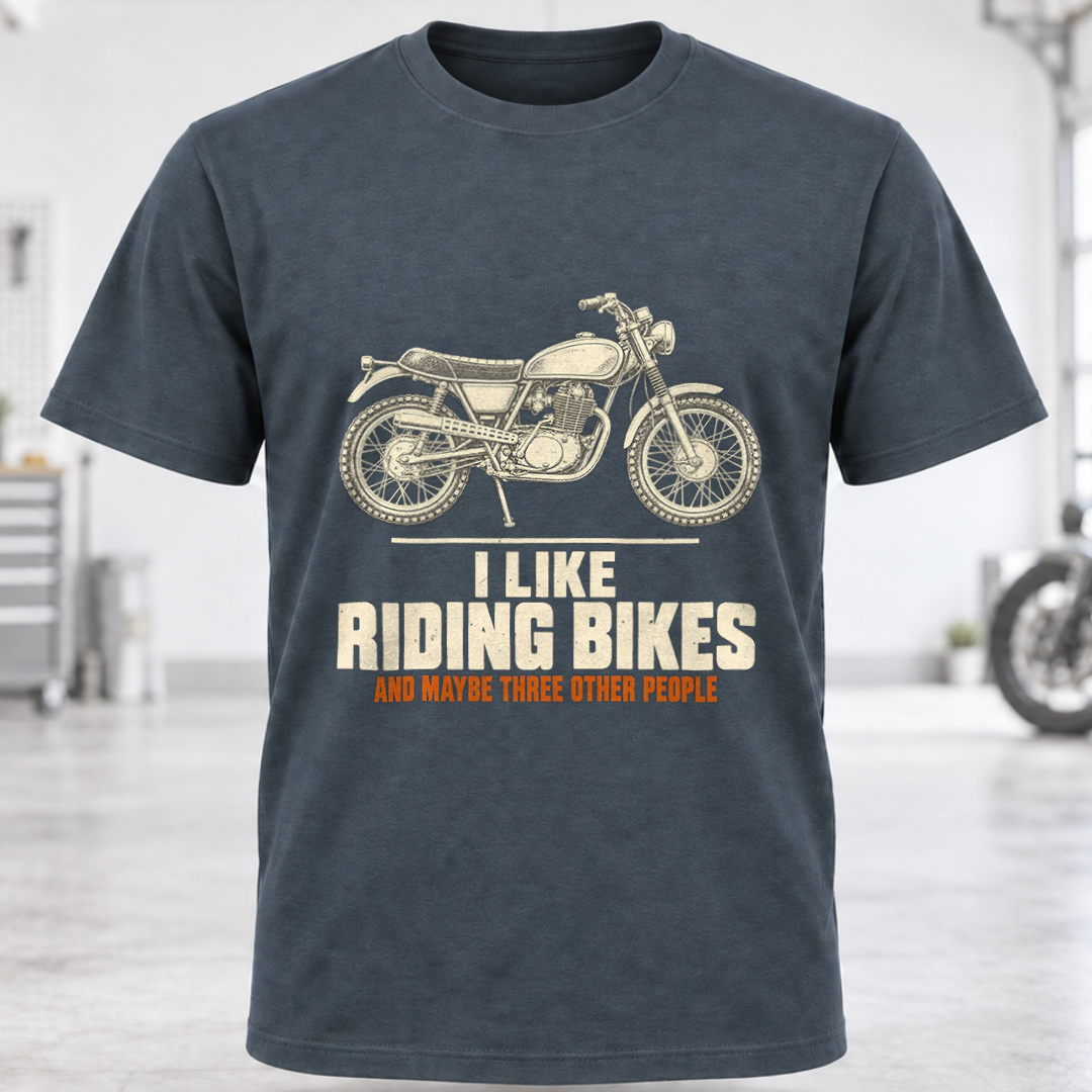 T-Shirt - "I Like Riding Bikes"