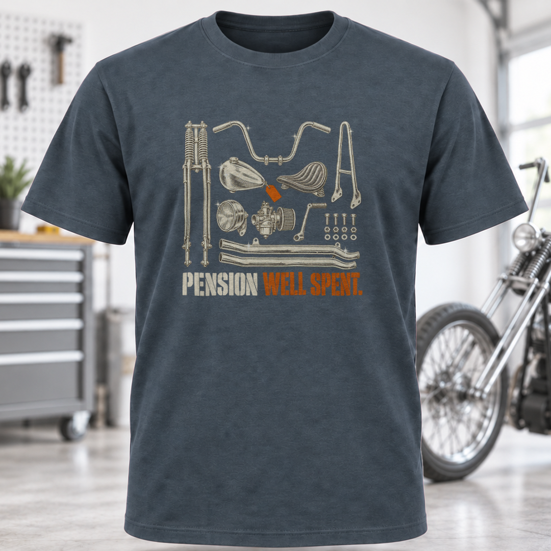 T-Shirt - "Pension Well Spent"