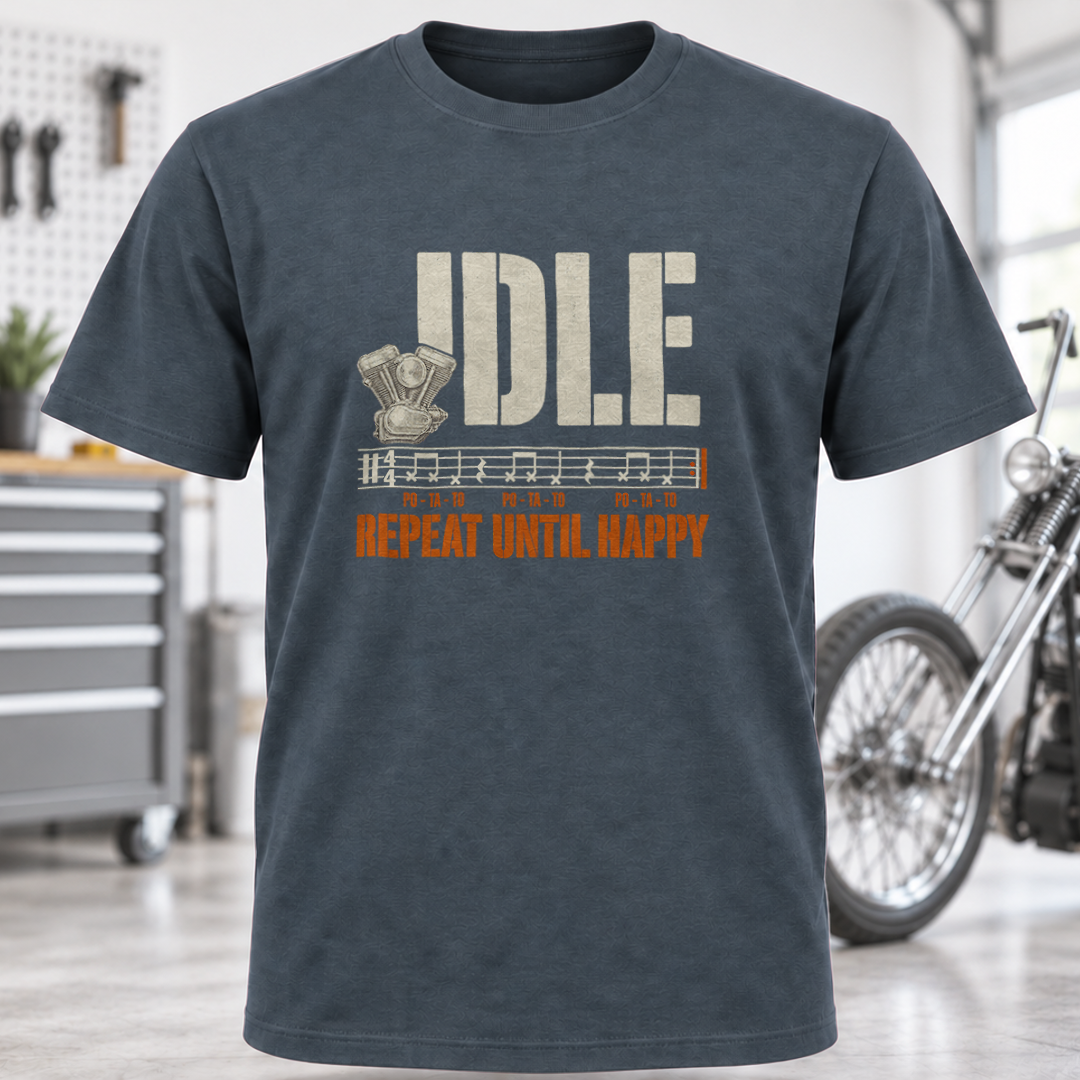 Idle Repeat Until Happy T-Shirt