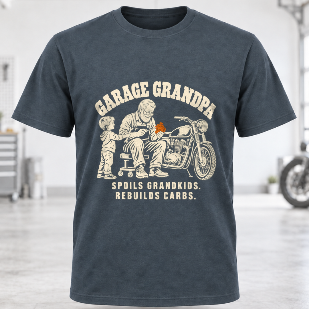 T-Shirt - Spoils Grandkids, Rebuilds Carbs
