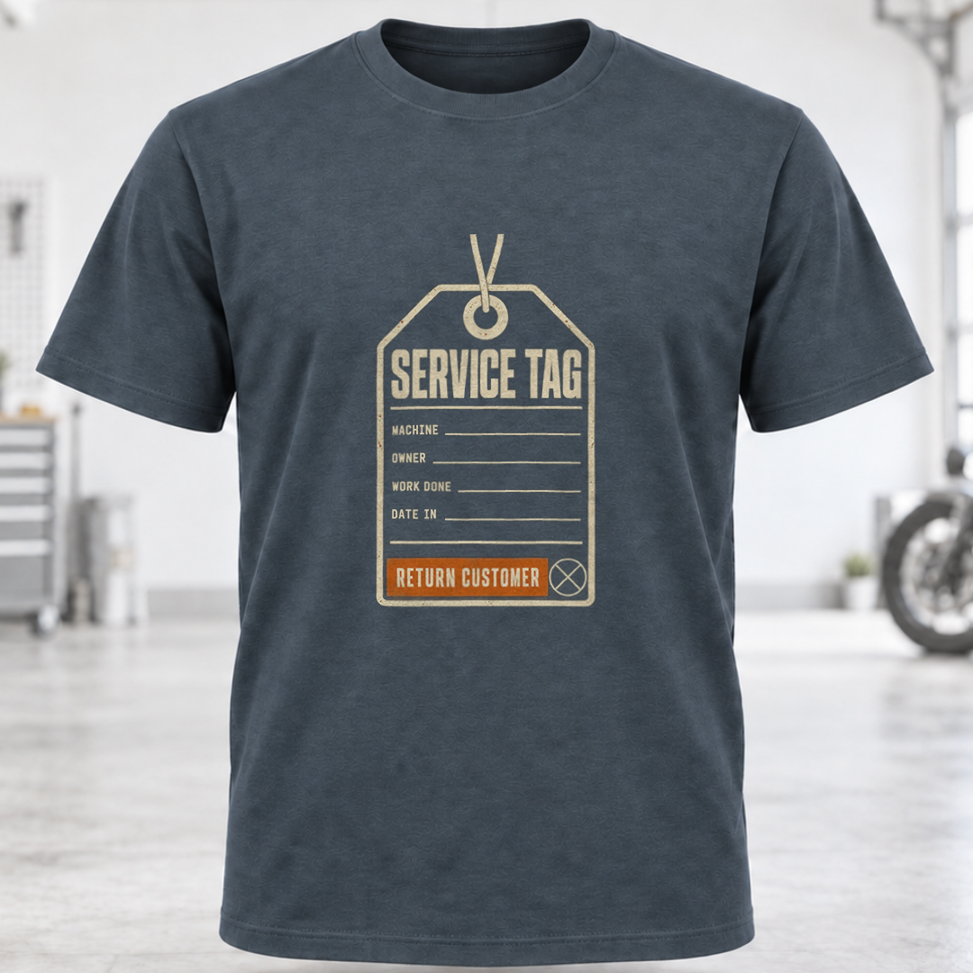 Service Tag Graphic T-Shirt