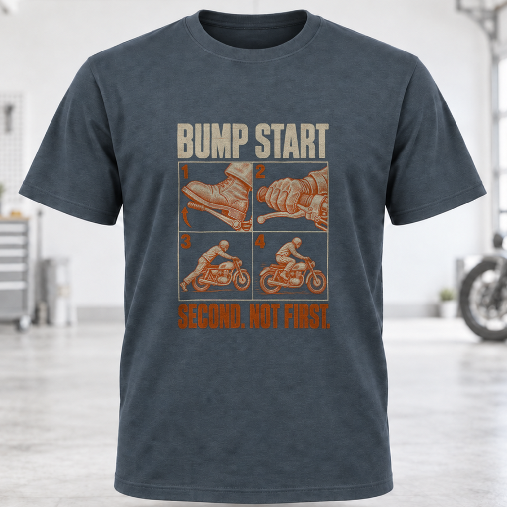 Bump Start Motorcycle T-Shirt