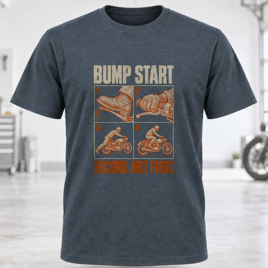 Bump Start Motorcycle T-Shirt