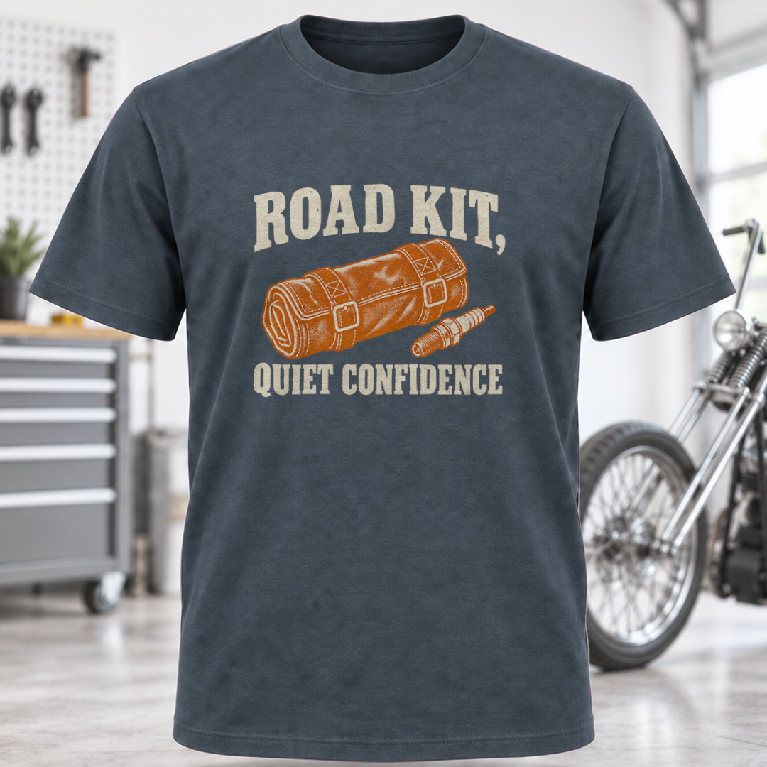 Road Kit T-Shirt - "Road Kit, Quiet Confidence"