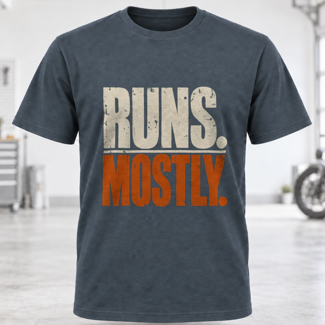 Runs. Mostly. T-Shirt
