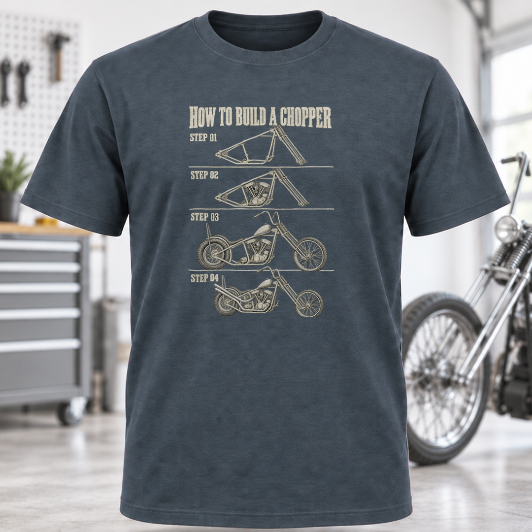 T-Shirt – "How to Build a Chopper"