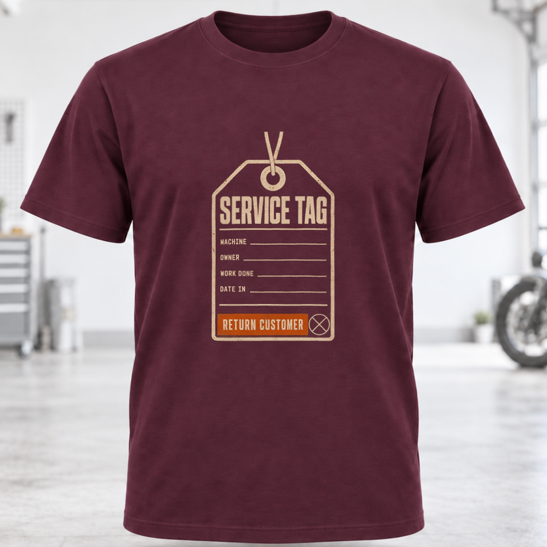 Service Tag Graphic T-Shirt