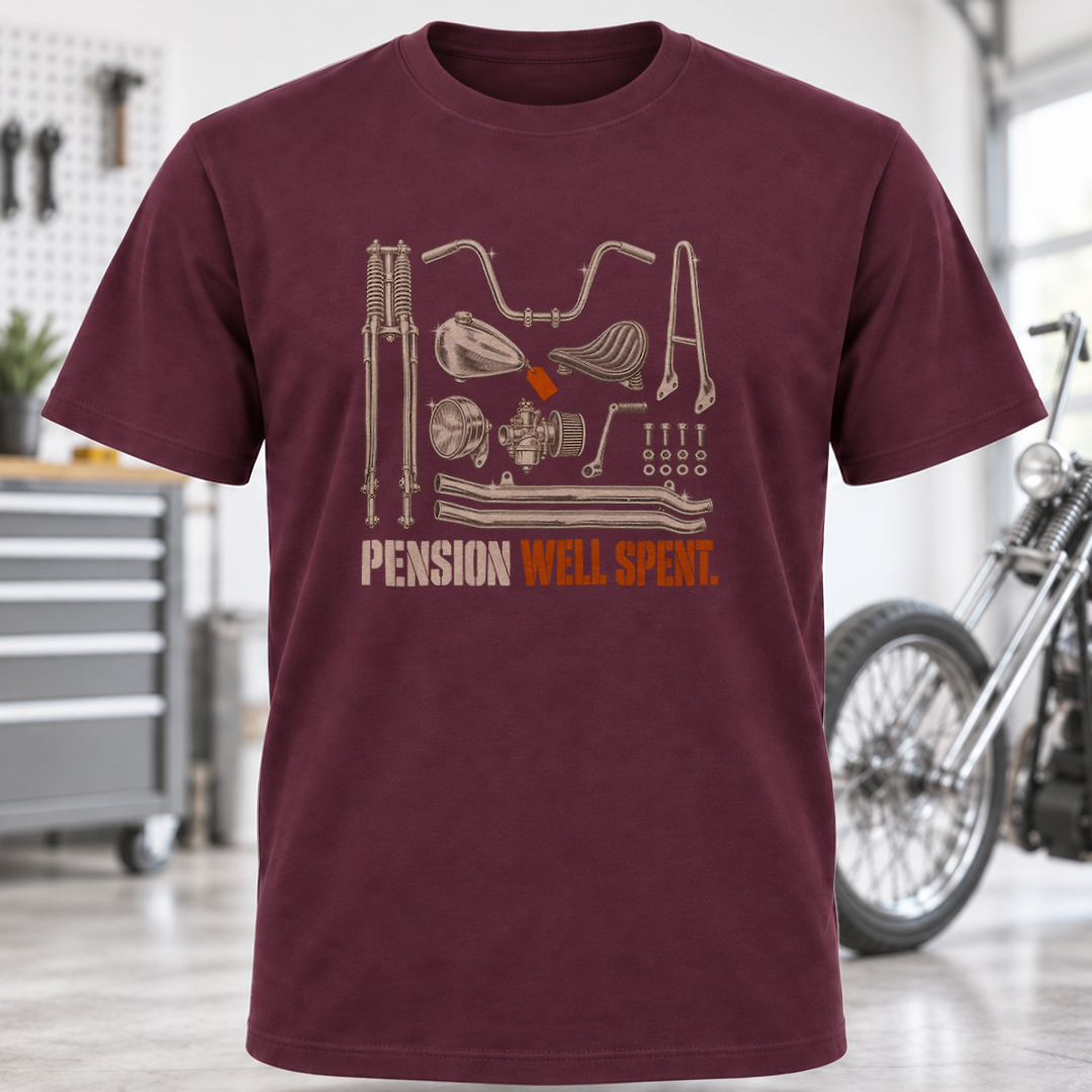 T-Shirt - "Pension Well Spent"