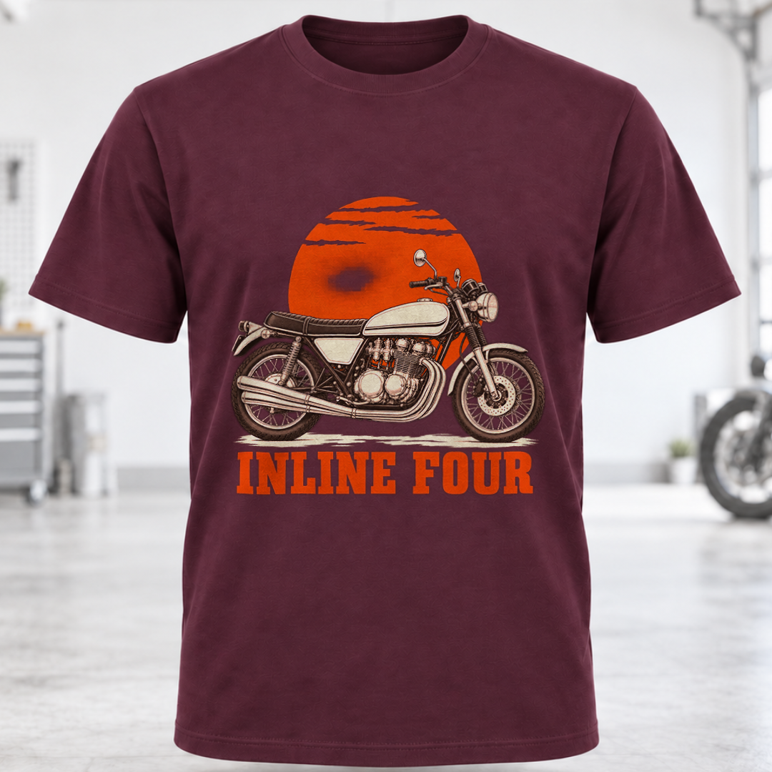 Inline Four Motorcycle T-Shirt