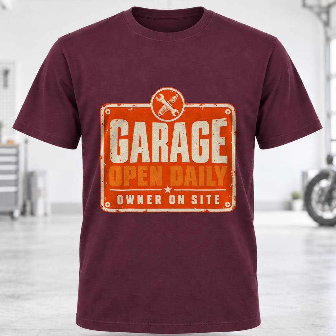 Garage Open Daily T-Shirt