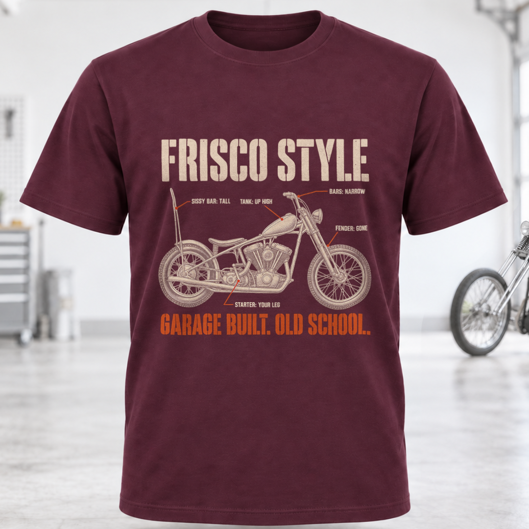 Frisco Style Motorcycle T-Shirt