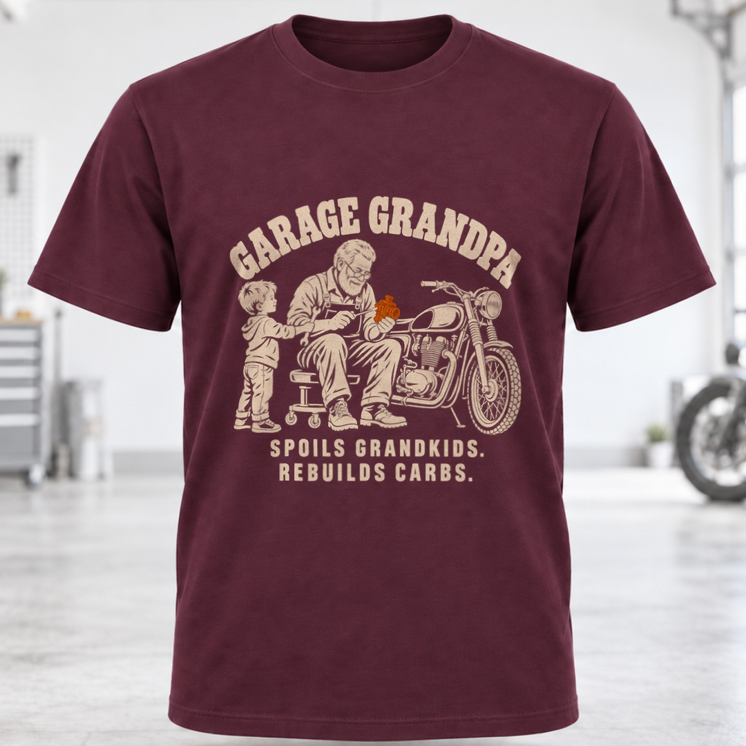 T-Shirt - Spoils Grandkids, Rebuilds Carbs