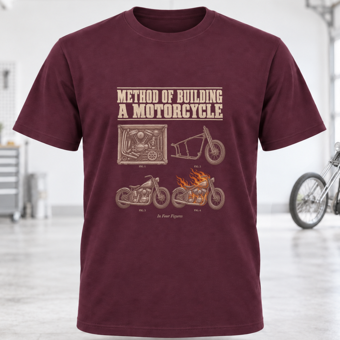 T-Shirt — “Method of Building a Motorcycle”