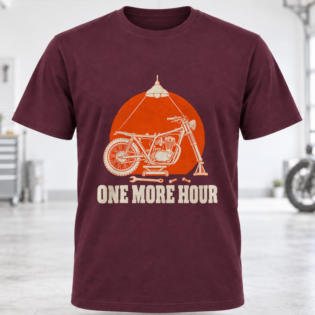 One More Hour Motorcycle T-Shirt