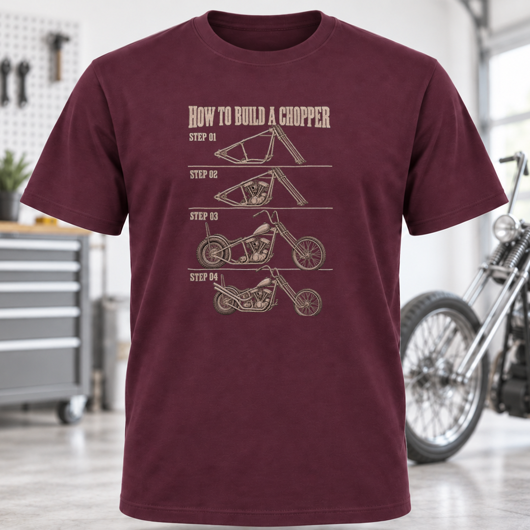 T-Shirt – "How to Build a Chopper"