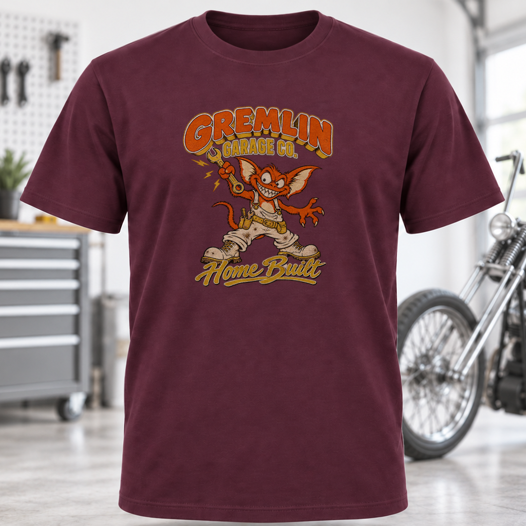 Gremlin Garage Co. "Home Built" T-Shirt