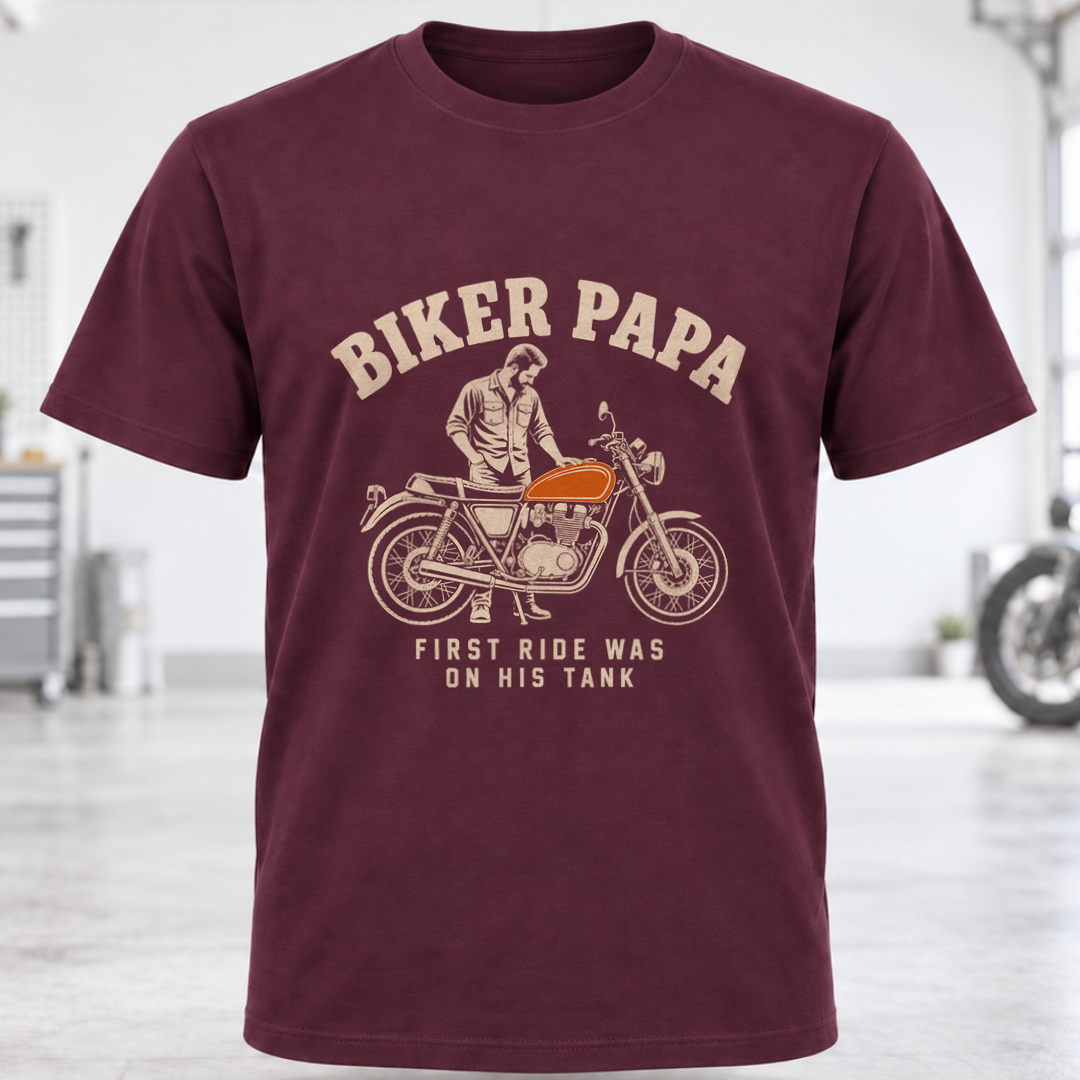 Biker Papa T-Shirt