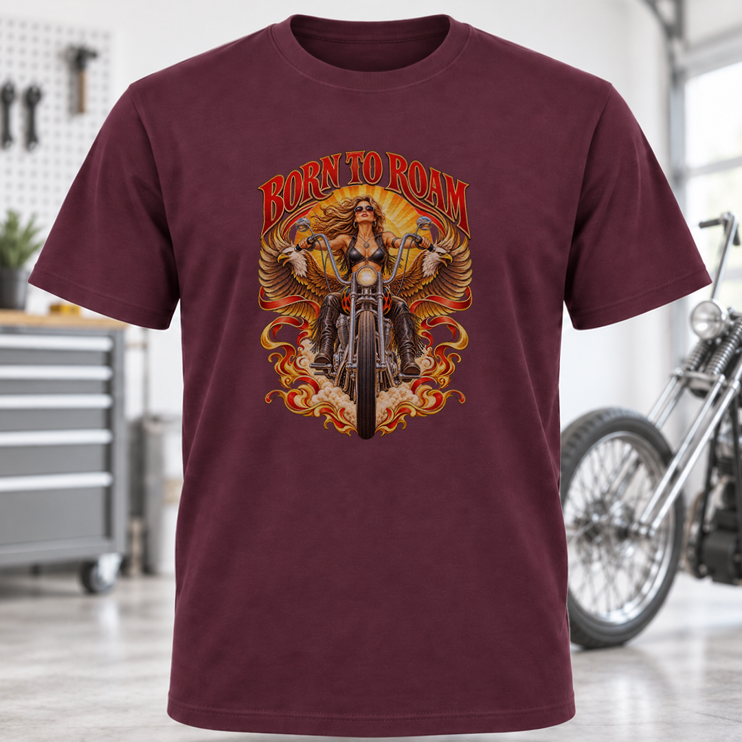 Born to Roam Chopper T-Shirt