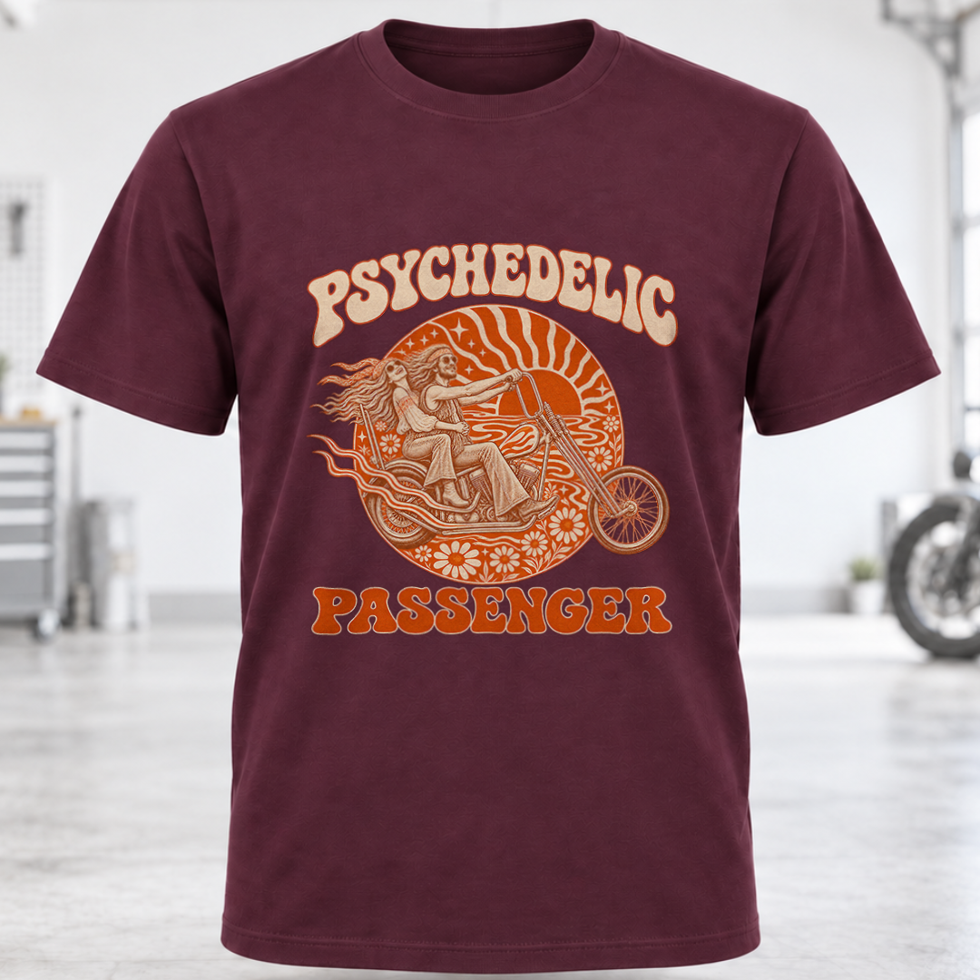 Psychedelic Passenger Graphic T-Shirt