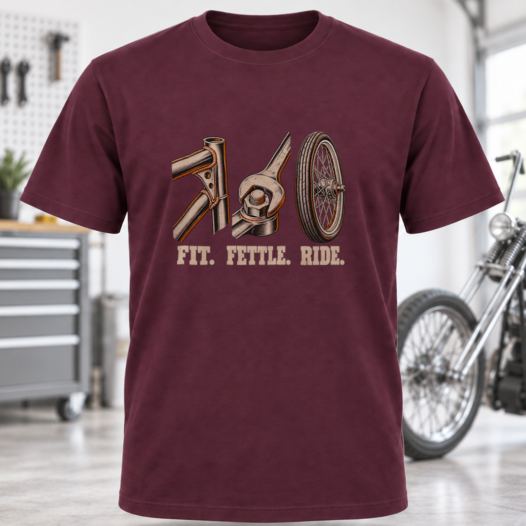 Fit. Fettle. Ride. T-Shirt