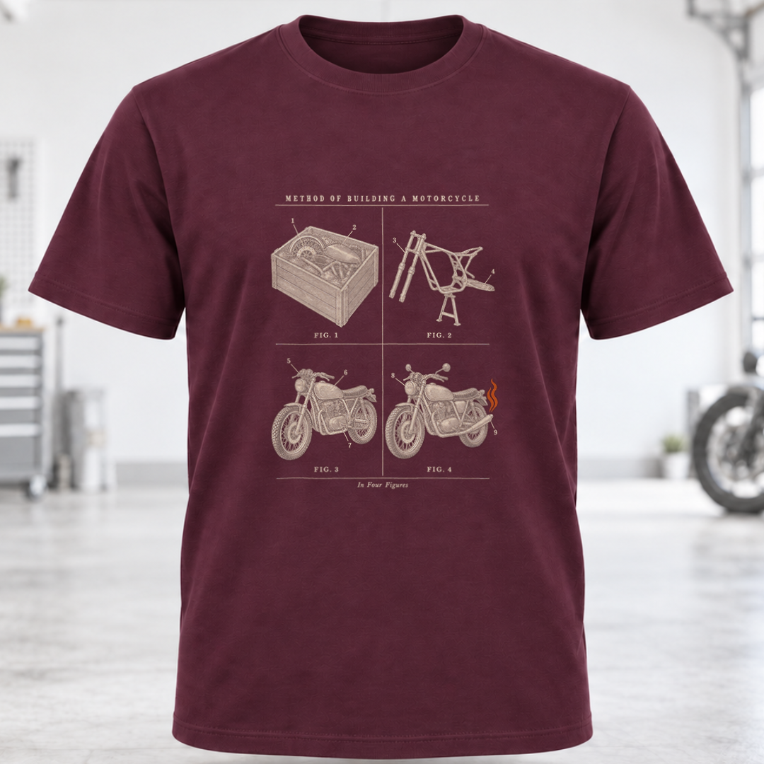 Motorcycle Repair Diagram T-Shirt