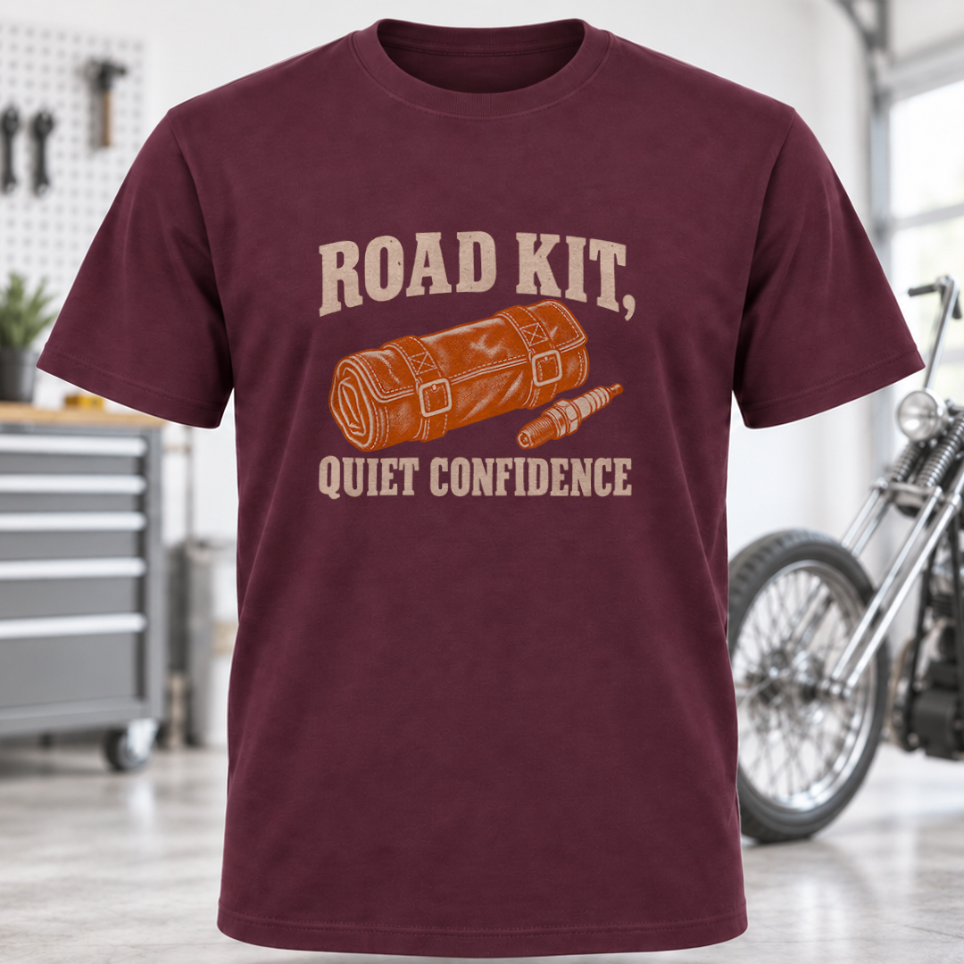 Road Kit T-Shirt - "Road Kit, Quiet Confidence"