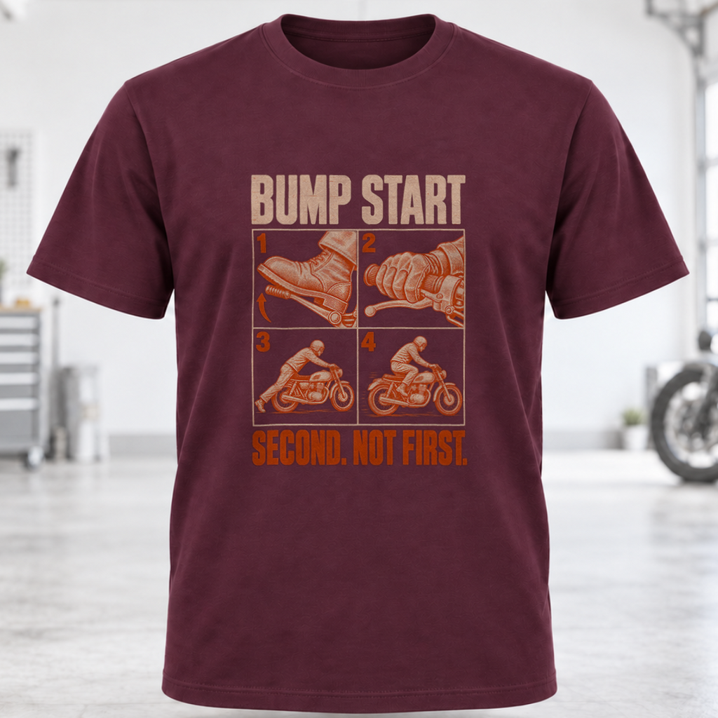 Bump Start Motorcycle T-Shirt