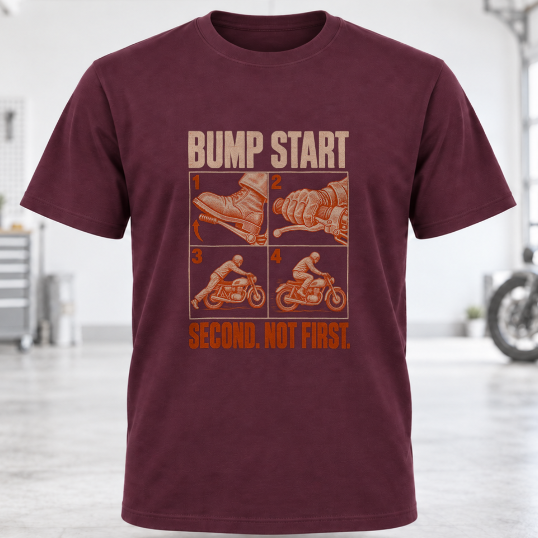 Bump Start Motorcycle T-Shirt