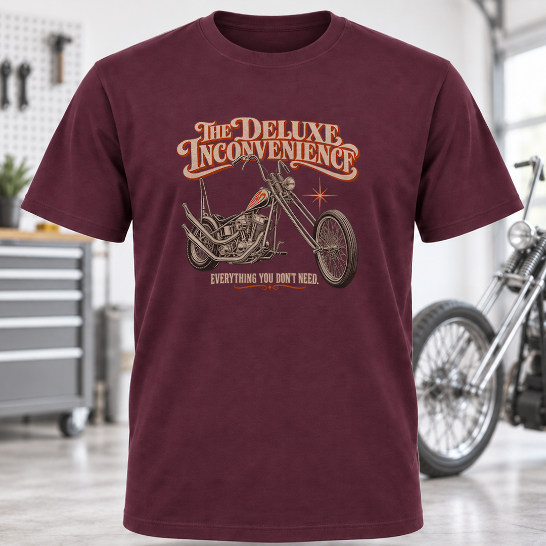 The Deluxe Inconvenience Motorcycle T-Shirt