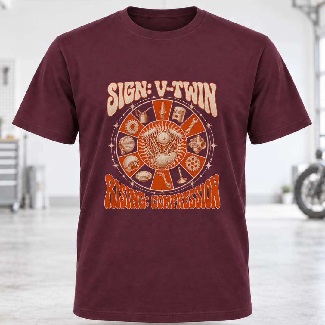 Astrology Wheel Twin Sign T-Shirt