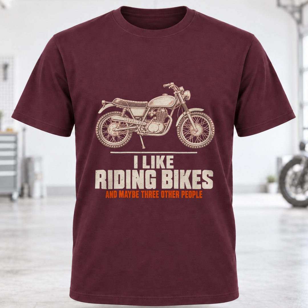 T-Shirt - "I Like Riding Bikes"