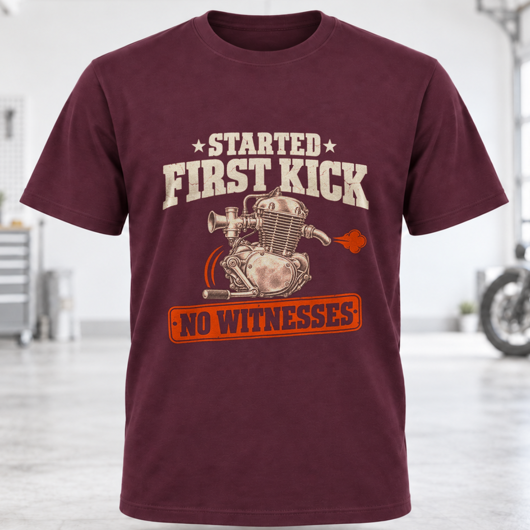 Started First Kick No Witnesses T-Shirt