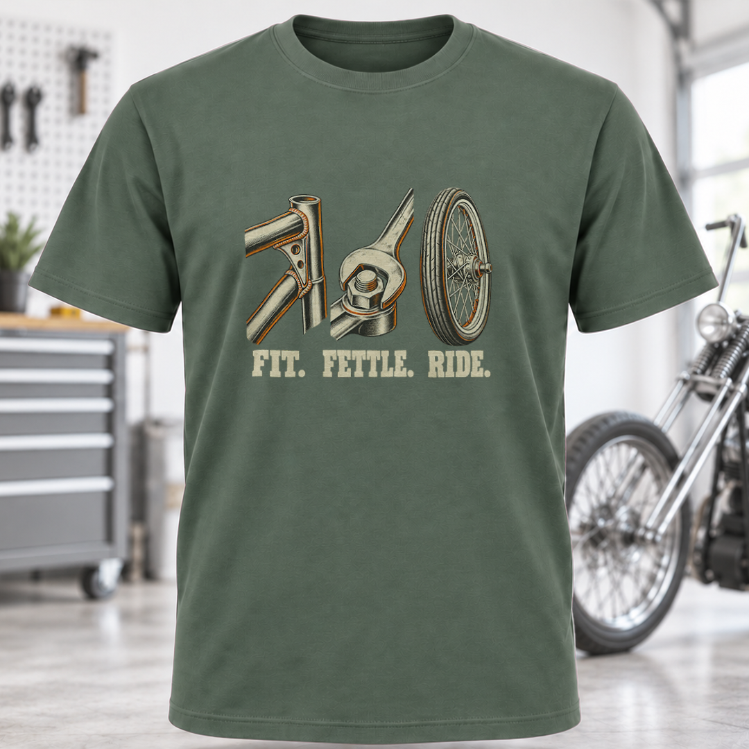 Fit. Fettle. Ride. T-Shirt