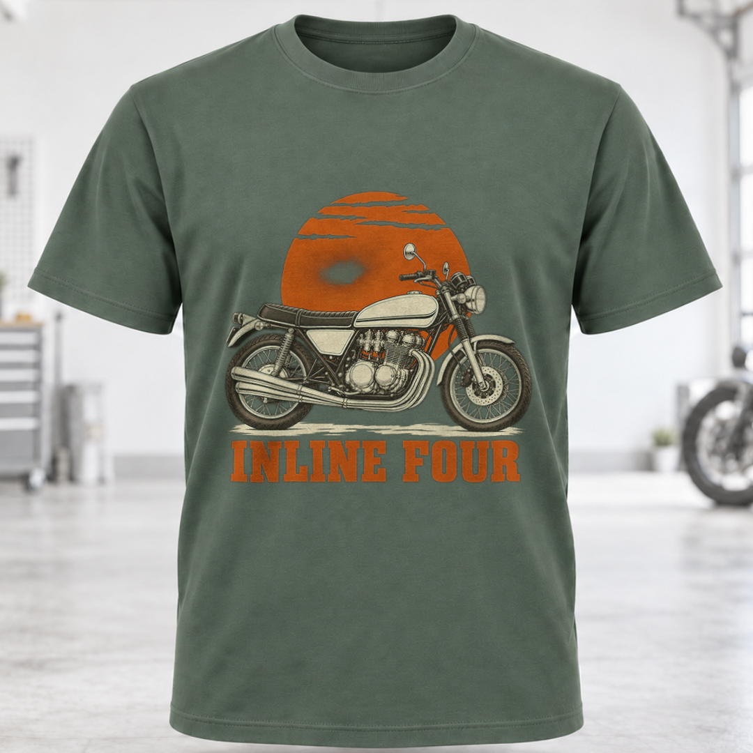 Inline Four Motorcycle T-Shirt