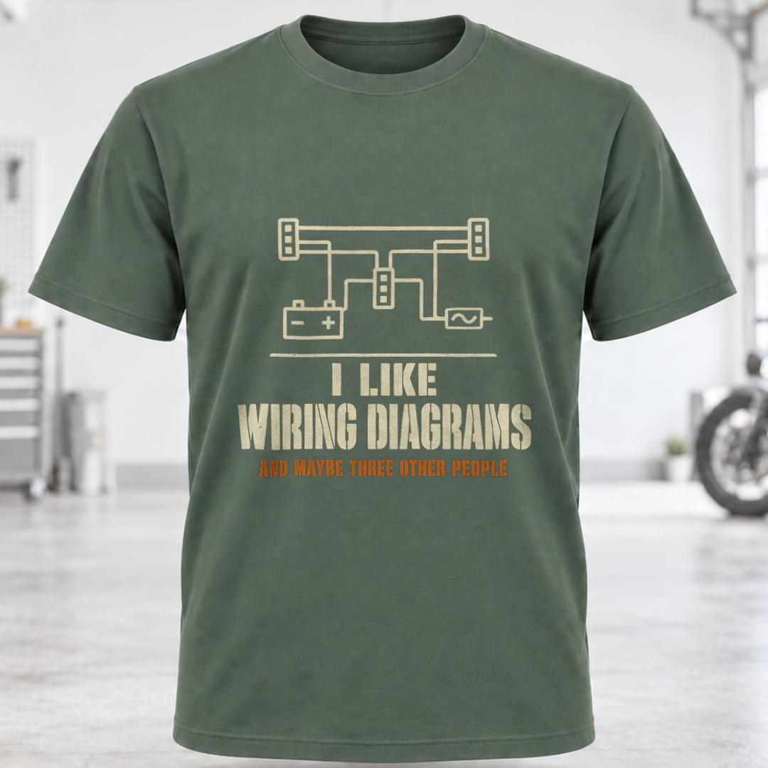 T-Shirt - I Like Wiring Diagrams