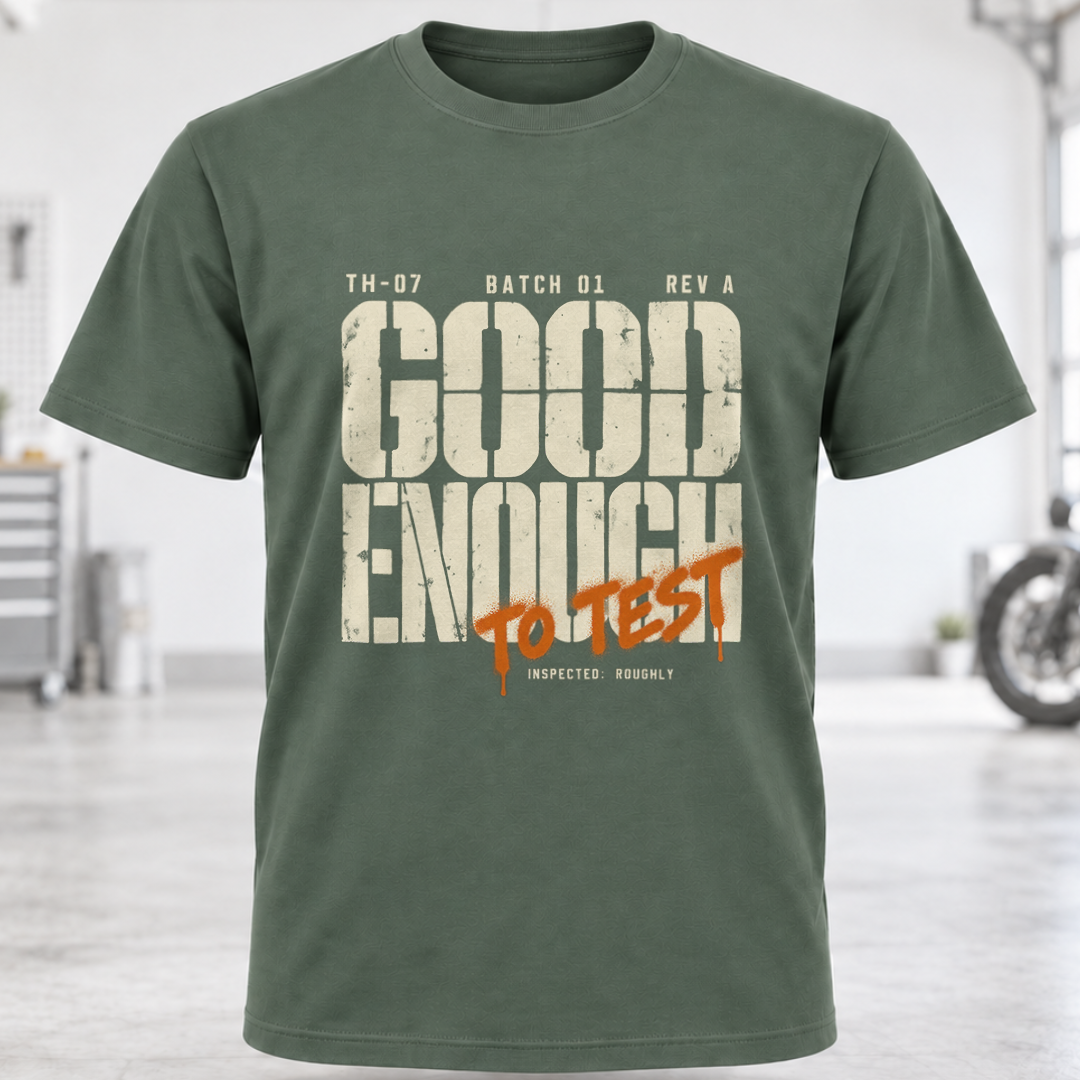Good Enough To Test T‑Shirt