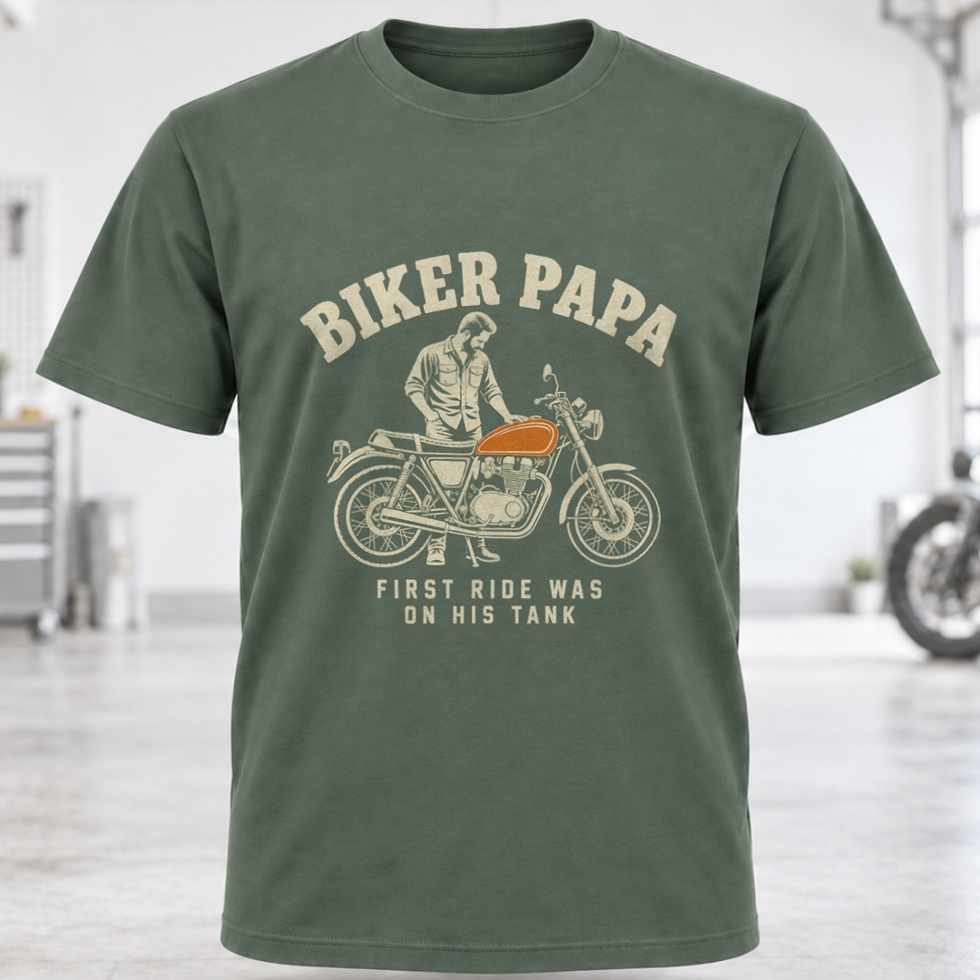 Biker Papa T-Shirt