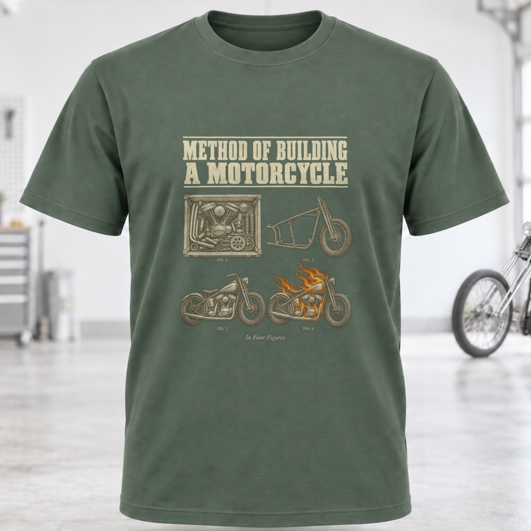 T-Shirt — “Method of Building a Motorcycle”